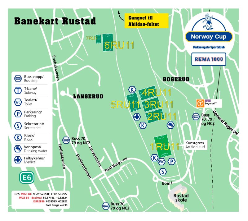 banekart norway cup 2020